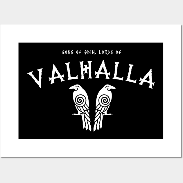 Sons of Odin, Lords of Valhalla Wall Art by visionarysea